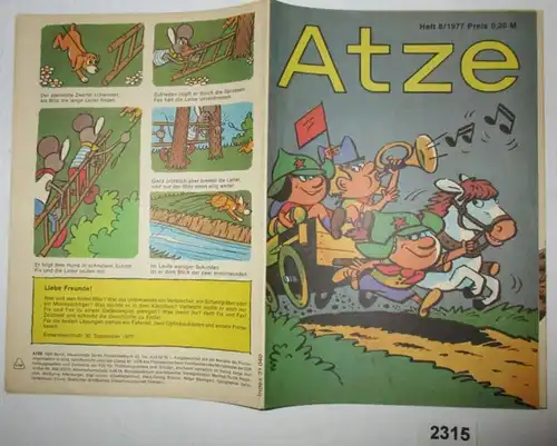 Atze Heft 8 von 1977