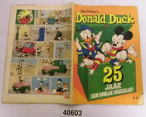 Walt Disney's Donald Duck Nr. 43 Jubiläumsheft "25 Jaar een vrolijk weekblad" von 1977 aus den Niederlanden und Belgien