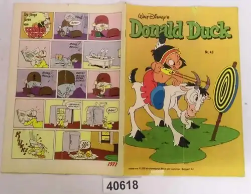 Walt Disney's Donald Duck n° 45 (11 novembre 1977) des Pays-Bas et de la Belgique