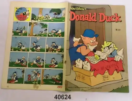 Walt Disney's Donald Duck n° 37 (16 septembre 1977) des Pays-Bas et de la Belgique