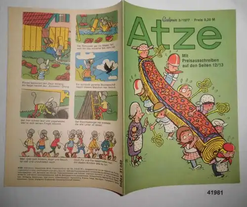 Atze Heft 3 von 1977