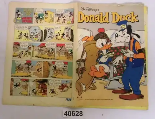 Walt Disney's Donald Duck Nr. 39 (29. September 1978) aus den Niederlanden und Belgien
