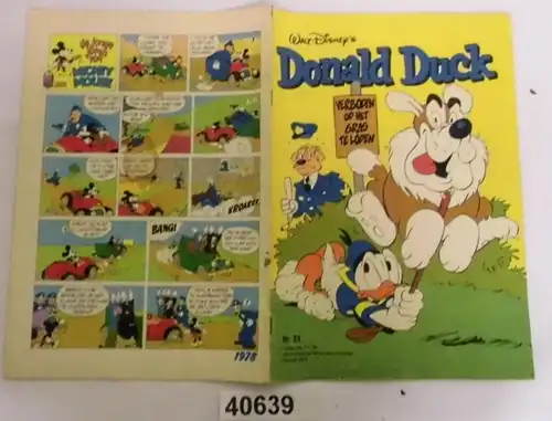 Walt Disney's Donald Duck Nr. 23 (9. Juni 1978) aus den Niederlanden und Belgien