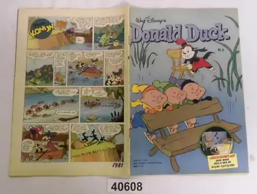 Walt Disney's Donald Duck Nr. 2 (9. Januari 1981) aus den Niederlanden und Belgien