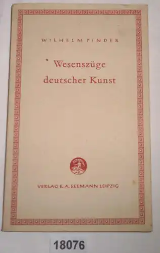 Les traits de l'art allemand (petite bibliothèque sur l 'histoire de la pensée, volume 5)