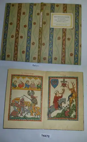 Die Minnesinger in den Bildern der Manessischen Handschrift - Insel-Bücherei Nr. 450