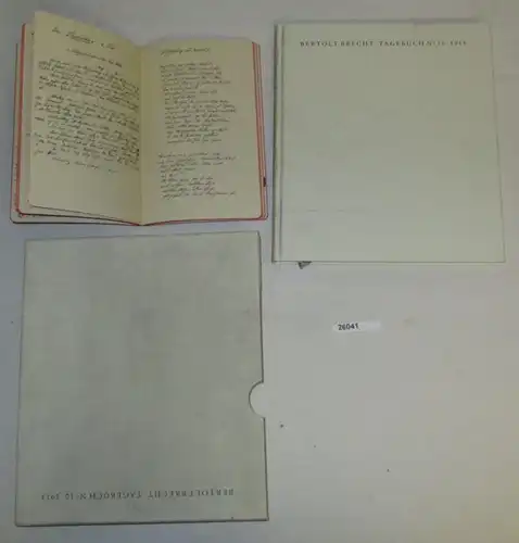 Tagebuch No 10, 1913 Herausgegeben von Siegfried Unseld. Transkription der Handschrift und Anmerkungen v. Günter Berg u.