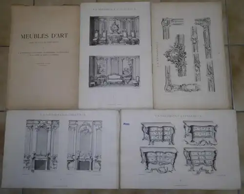 MEUBLES D'ART DANS LE STYLE DU XVIII E SIÈCLE (Art Möbel im Stil des XVIII Jahrhundert)