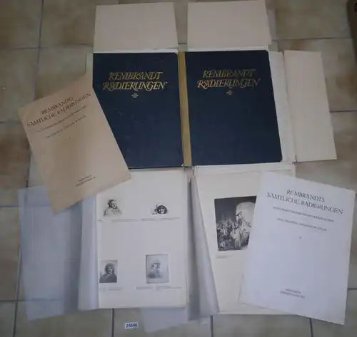 Rembrandts toutes les gravures dans des copies fidèles édités par Jaro Springer et Hans W. Singer, Dossier I u