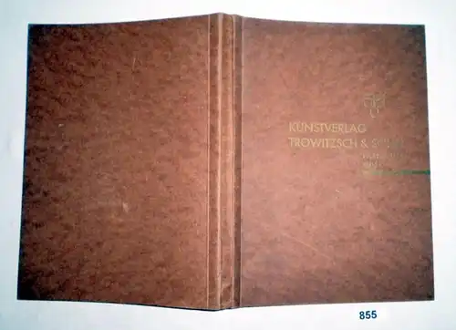 Catalogue 1937 - Édition d'art Trowitzsch & Sohn Frankfurt/Oder