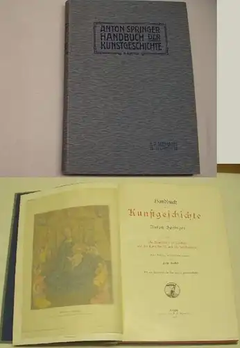 Anton Springer Manuel de l'histoire de la peinture 4e volume La Renaissance au Nord et l 'art du 17e et 18e siècle
