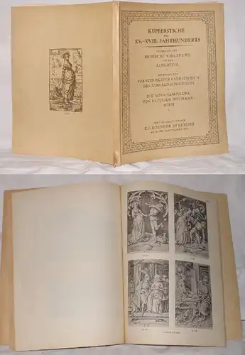 Versteigerungskatalog Nr. CXLIV : Kostbare Kupferstiche von alten Meistern des XV.-XVII. Jahrhunderts, Dubletten des Bri