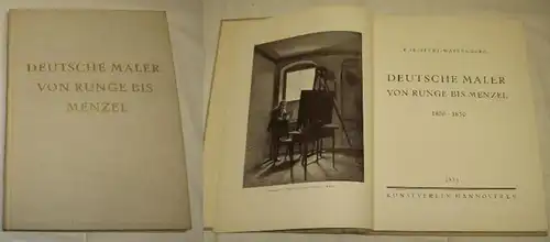 Peintre allemand de Runge à Menzel 1800 - 1850