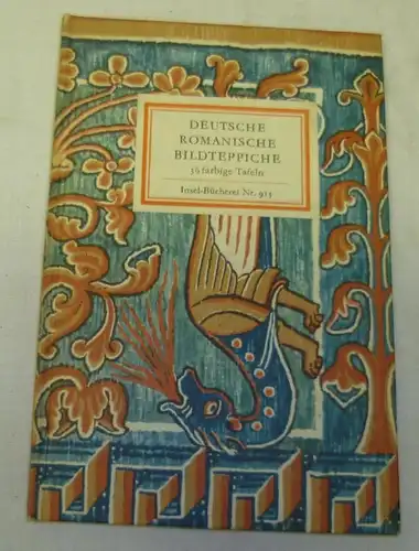 L'île-Bucherie n° 915: tapis romantiques allemands des trésors du Dôme à Halberstadt et Quedlinburg