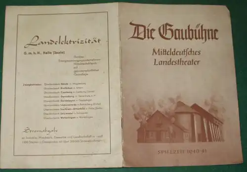 Le théâtre du Land de Gaustück - Mitteldeutsche