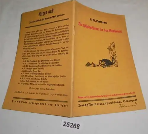 Les enfants des cavernes dans leur âge de pierre (yeux sur! cahiers de lecture de Franckh pour le travail à l'école et la maison cahier 1)