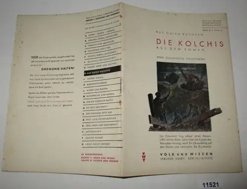 De bons livres: Les Kolchis , du roman de Konstantin Paustovsky (Volk et la connaissance de la poésie de collection et de Vah