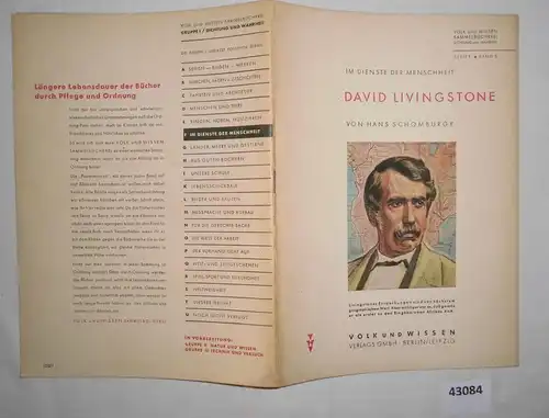Au service de l'humanité: David Livingstone - Le peuple et la connaissance Livres, poésie et vérité Série F Band 3