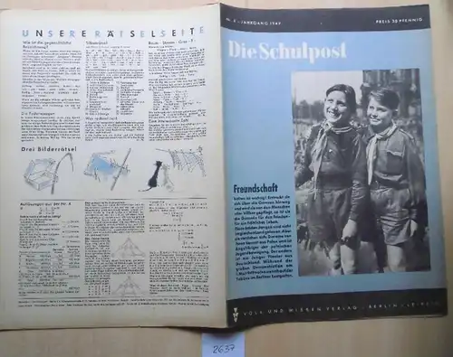 Le courrier scolaire n° 5 de 1949