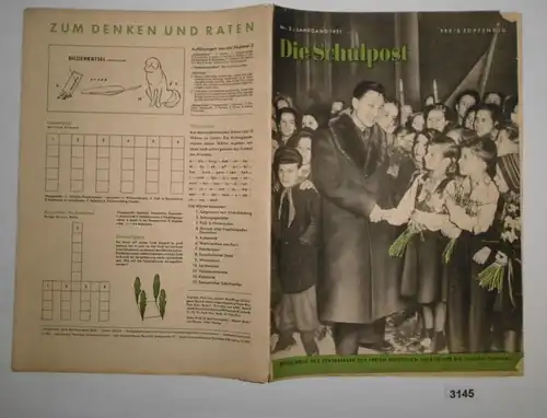 Le courrier scolaire n° 3 de 1951.