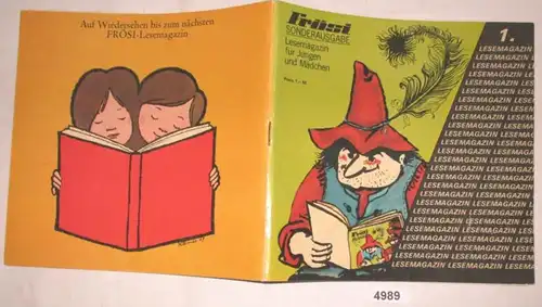 Frösi Edition spéciale - Magazine de lecture pour garçons et filles, n° 1.