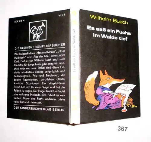 Es saß ein Fuchs im Walde tief (Die kleinen Trompeterbücher Band 132)