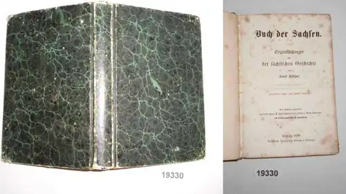 Livre de Saxe - Les joints originaux de l'histoire saxonne (éditions Wohlfeile Schul- und Volks)