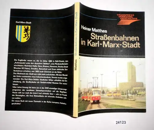 tramways à Karl-Marx-Ville (histoire du trafic transpress)