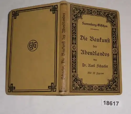 L'architecture de l'Occident (Collection Göschen Band 74)