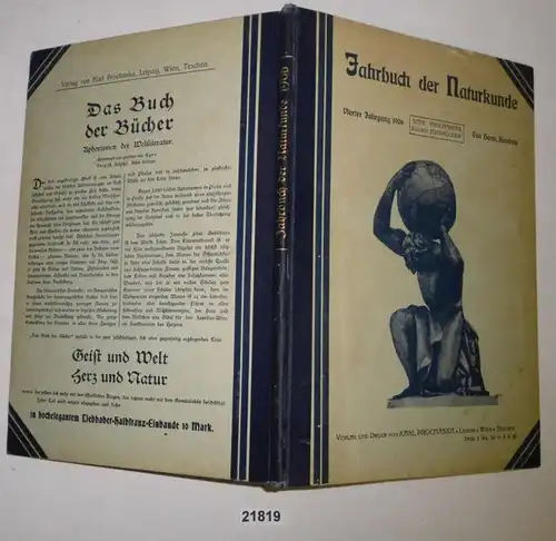 Annuaire illustré d'histoire naturelle, quatrième année 1906 (Annuaires illustrés de Prochaska)