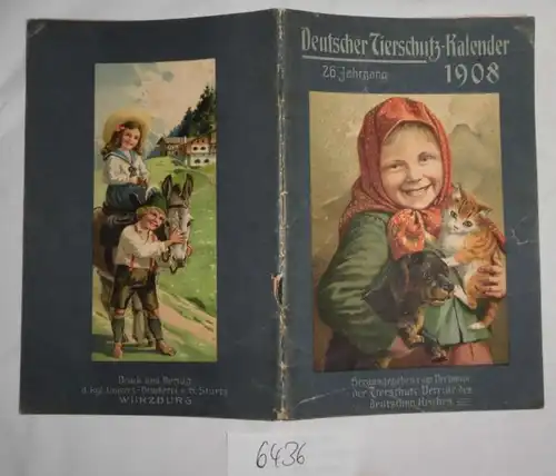 Calendrier 1914 pour la protection des animaux.
