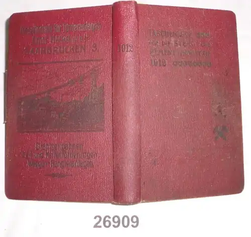 Livre de poche pour l'industrie de la pierre et du ciment, 11e année 1912, première partie