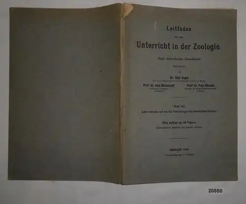 Guide de l'enseignement en zoologie, numéro III: Enseignement de la construction et des opérations du corps humain