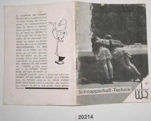 Der Fotorat Heft 18: Schnappschuss-Technik