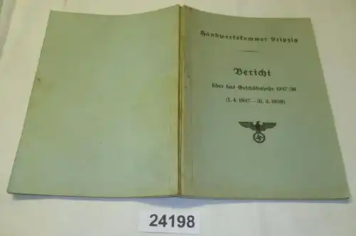 Rapport sur l'exercice 1937/38 (1.4.1937 - 31.03.1938)