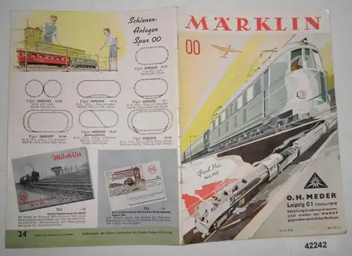 Märklin 00 - Katalog MP 38 D. OYN 838.