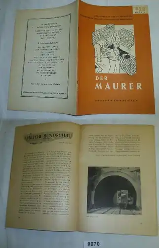 Der Maurer - Schriftenreihe zur Berufsfindung Heft 5