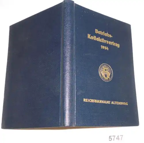Betriebs- Kollektivvertrag 1954