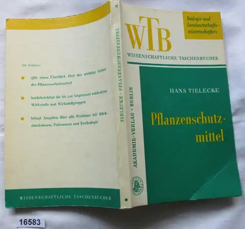 Produits phytopharmaceutiques (livres de poche scientifiques WTB)