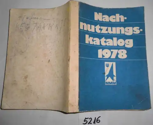 Catalogue de recyclage MMM 1978