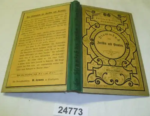 Livre généalogique du juriste et fonctionnaire (livres historiques culturels V.)