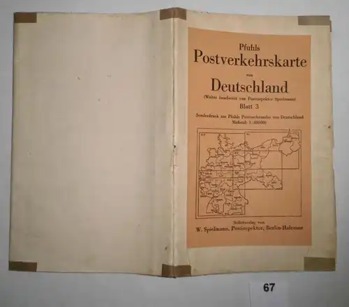 Carte postale de Pfuhl d'Allemagne, feuille 3 (Continué par l'inspecteur des postes Joueur)