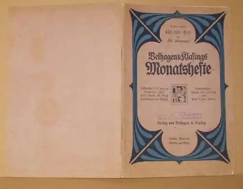 Belhagen & Klasings (Hrsg.): Monatshefte