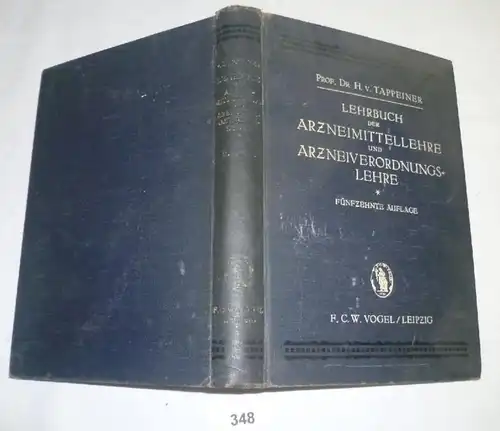 Lehrbuch der Arzneimittellehre und Arzneiverordnungslehre