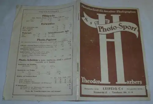 Der Satrap - Blätter für Freunde der Lichtbildkunst: 5. Jahrgang 1929 Heft 5