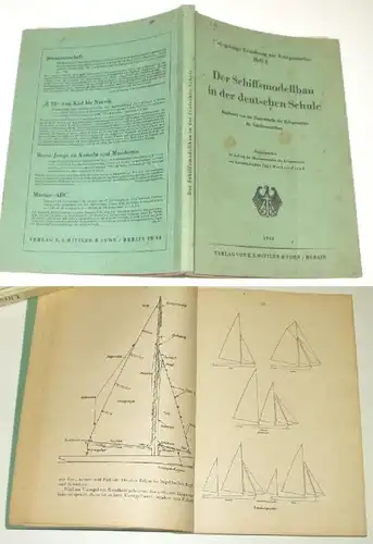 Le modèle de bateau à l'école allemande (Ecole militaire de la marine de guerre numéro 8)