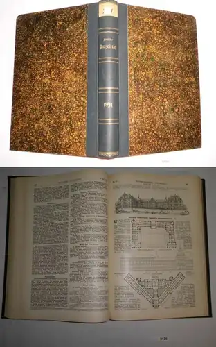 Journal allemand de la construction 25ème année 1891