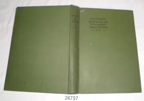 Zeitschrift des Deutschen und Österreichischen Alpenvereins (Alpen-Vereines) Band XLIII (43) Jahrgang 1912