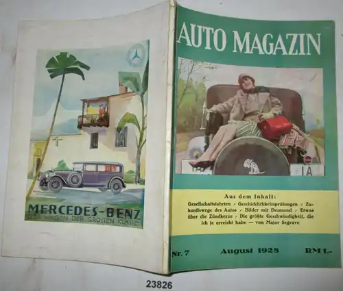 Auto Magazine Août 1928. .