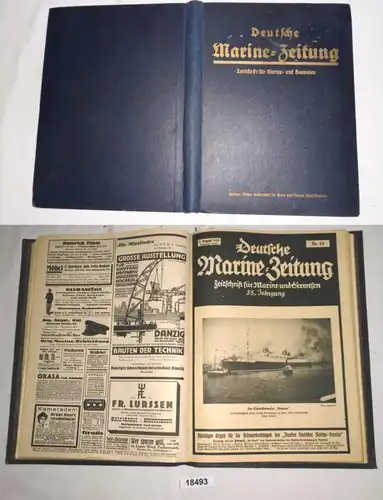 Deutsche Marine-Zeitung - Zeitschrift für Marine- und Seewesen (Jahrgang 1929 komplett)